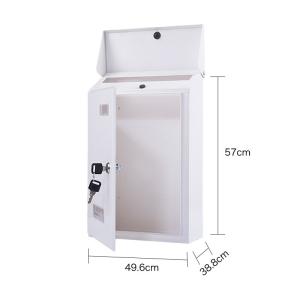 Quality Garden Letterbox Wall Mounted Durable Residential Steel Mailbox wholesale
