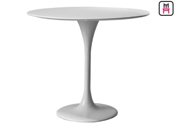 Cheap Glass FRP / Marble Restaurant Dining Table Luxury Round Shape Tulip Table Base for sale