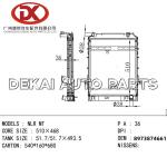 8973710110 Plastic Aluminum Radiator Isuzu Truck 8971771930 8973874661