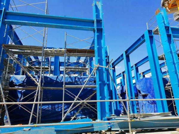 Prefab Workshop Industrial Shed Metal Frame Warehouse Shed High Strength Steel