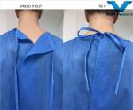 Antibacterial Soft Disposable Surgical Gown Hydroponic Anti Static Isolation