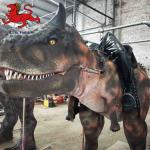 Life Size Realistic Dino Costume , Carnotaurus Dinosaur Costume For Performing