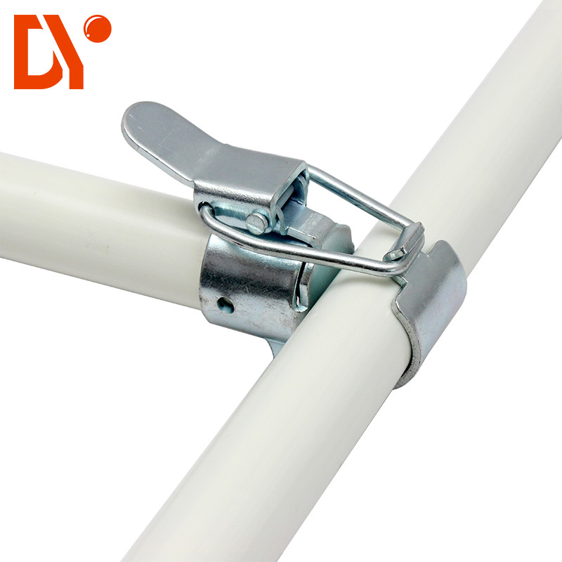 Bright Coated Chrome Lean Tube Connector Corrosion Resistance Robust Design