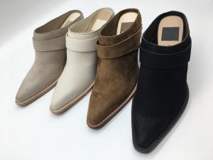 Quality Closed Toe Wedge Womens Leather Dress Shoes Soft Two Tone Full Wrap Upper wholesale
