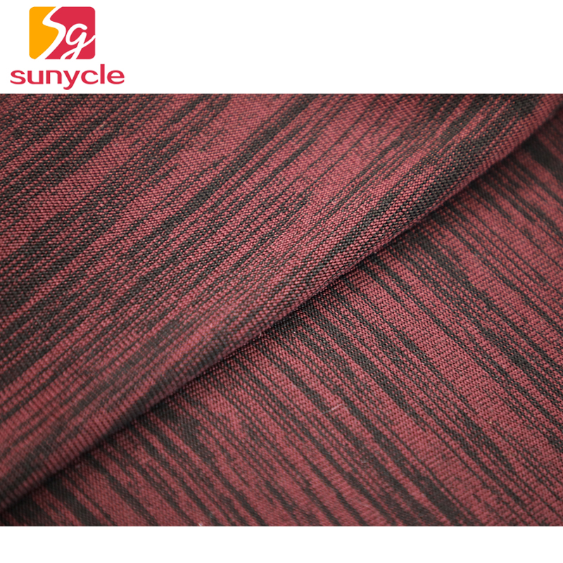 Red And Black 100 Cotton Single Jersey Fabric 180gsm For Short Sleeve Clothes