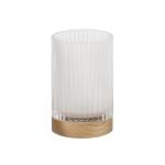 Frosted Glass Bathroom Shower Accessories Set Lotion Pump Containers Natural