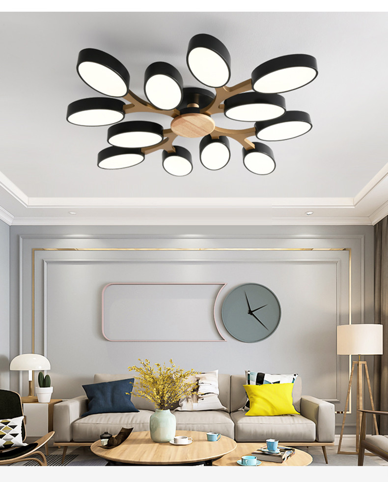 Modern Ceiling Lights Black White Corridor Bedroom Kitchen Office Lamp(WH-WA-29)