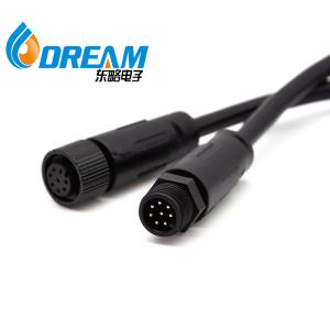 Quality LED Connector For Lighting Black Waterproof Connector Cable 2/3/4 Pin wholesale