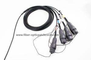 Quality Outdoor UL94-V0 Fiber Optic Patch Cord Fullaxs LC To LC 8Core Single Mode 8fiber Patch Cable wholesale