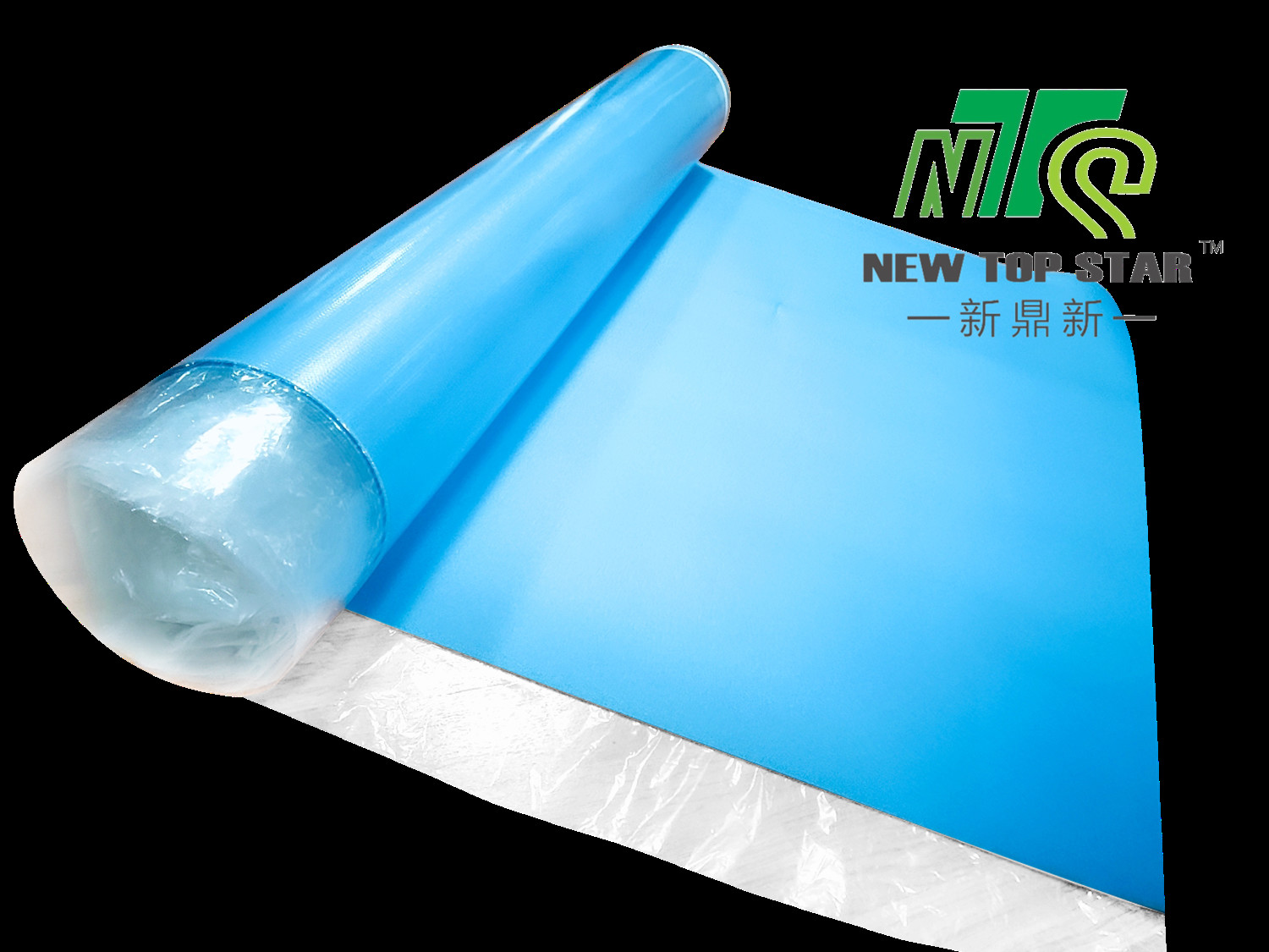 Blue Vinyl Plank Flooring Underlay IXPE 3mm Underfloor Heating Underlay Anti Slip