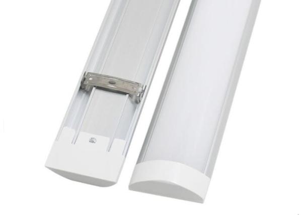 IP44 Purified 2ft 4ft LED Tube Batten Light 36w 48w AC 220V 110LM 6500K Milky