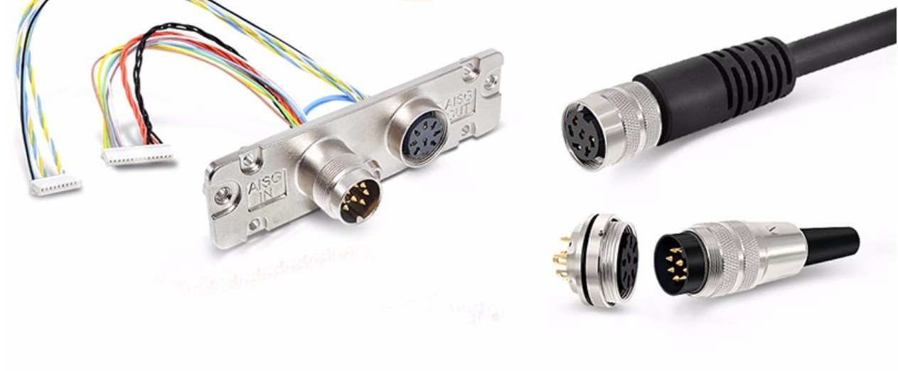 Ip67 5 Pin 4 Pin Waterproof Circular Connector Male Female Cables 12V 6A 6m M8