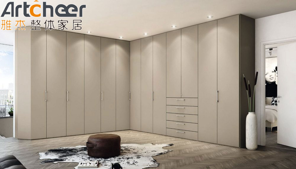 Simple And Economical Bedroom Modular Wardrobe LED Light With Sensor Extendable Design