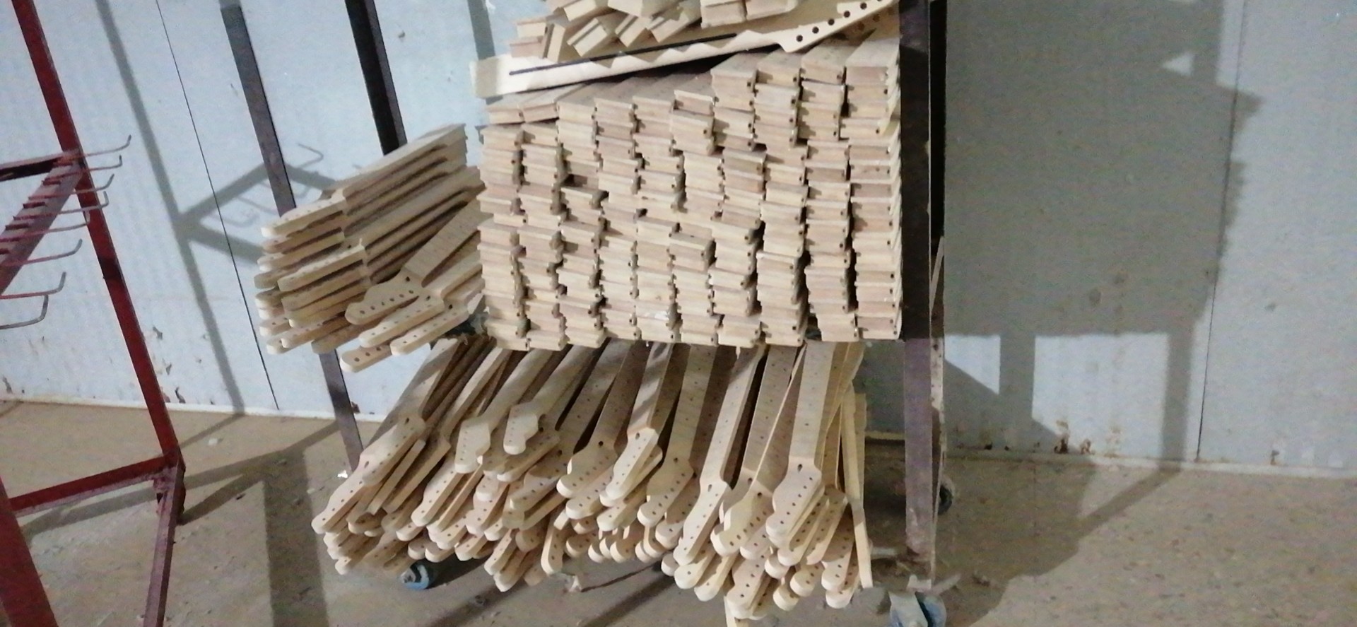 Custom Grand 22 Fret Roasted Maple Electric Guitar Neck for Handmade Tele Guitar Kits Gloss Finished with Bone Nut