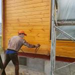 Outdoor Wood Products Protection Wooden House Renovation Water-based Paint Anti