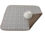 Washable 100% Polyester Dish Drying Mat Absorbent Dish Drainer Mat