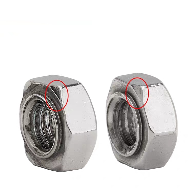 M3 M4 M6 M8 M10 DIN929 Weld Nut with ISO9001 2008 Certificate in Stainless Steel 304