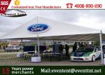 Custom 30 X 50 Frame Tent White , Water Resistant Tent For Auto Show Exhibition