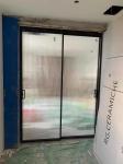 Weatherproof Aluminium Sliding Security Doors , Residential Large Sliding Glass