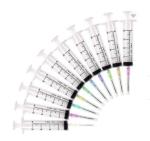20ml 50ml Disposable Medical Syringe Retractable Injection Needle 1800pcs/Carton