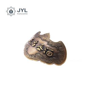 Quality Zamac Ultralight Metal Wine Label , Waterproof Engraved Aluminum Nameplates wholesale