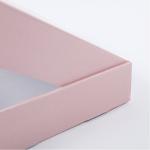 Wholesale custom logo foldable pink corrugated product packaging box aircraft