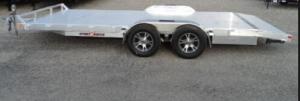 Quality 5 Foot X 3 Foot Aluminum Trailer Tandem Axle With Rolled Sheet Metal Body wholesale