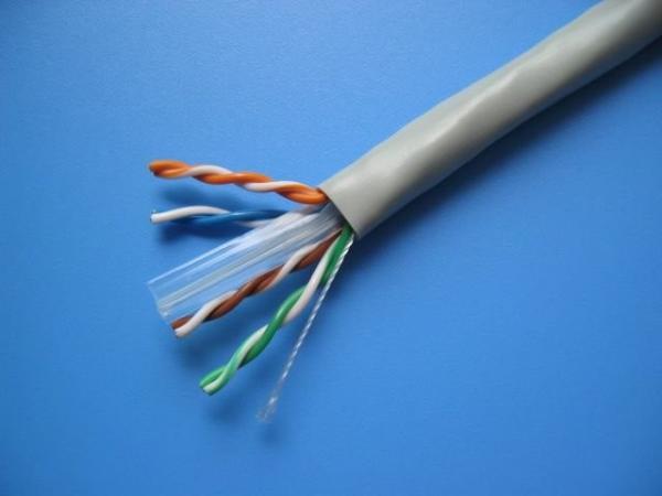 CAT6E Unshielded Twisted Pair Cable For Ethernet , 23AWG CAT 6E Cable UTP CAT5E