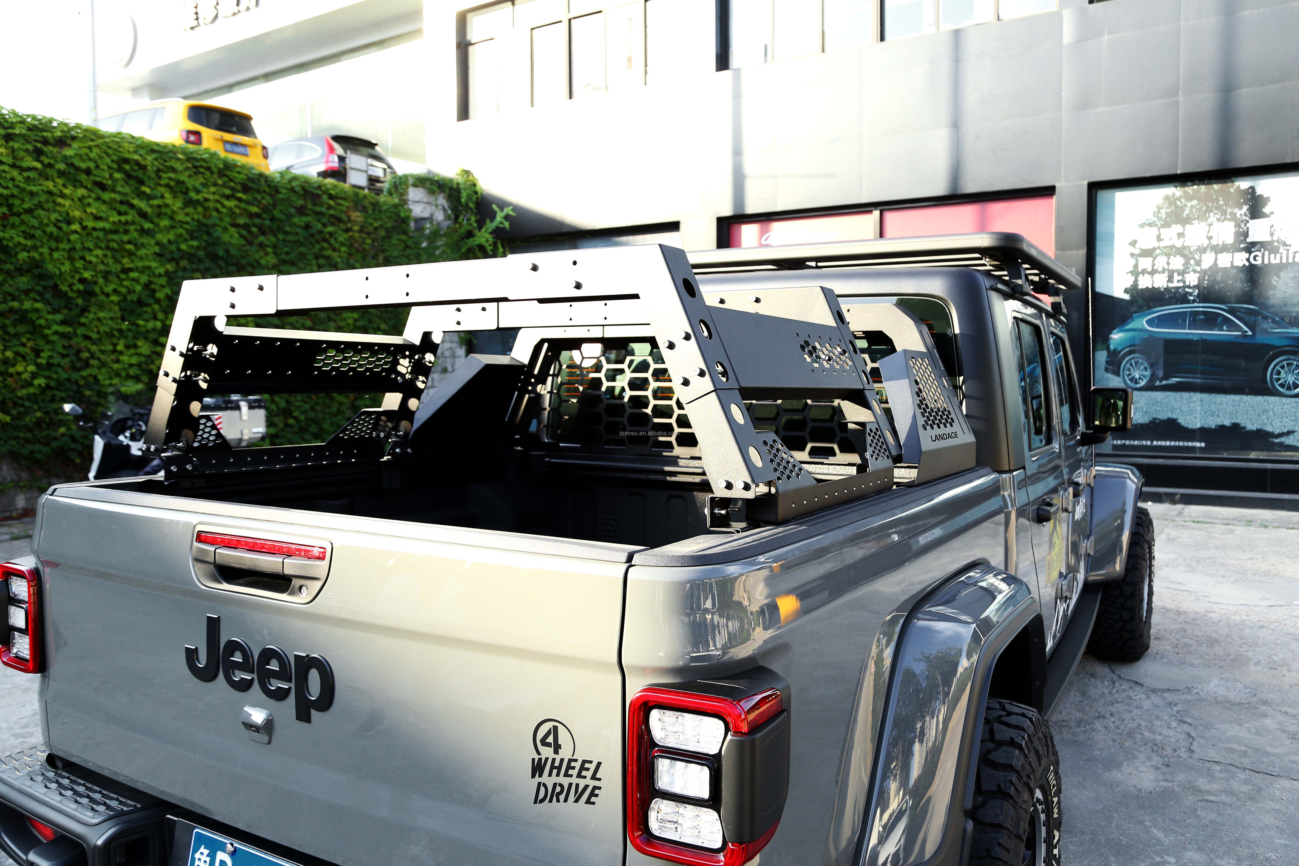 Aluminium Alloy Bed Rack System for Jeep Ford F150 Off Road Truck Rear Cargo Carrier