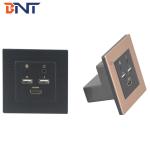 Aluminum alloy brush drawing usb blue tooth hotel room mini media hub