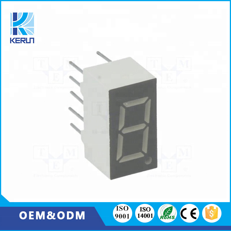 Common Cathode Single Digit 0.28" 7 Segment LED Digital Display ODM Support