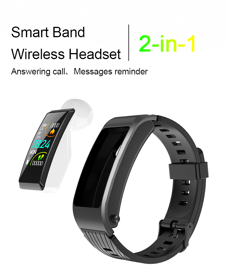 Slider S3 Fitness Watch Sleep Monitor Wristband 1.08 Inch Support Remote Photo