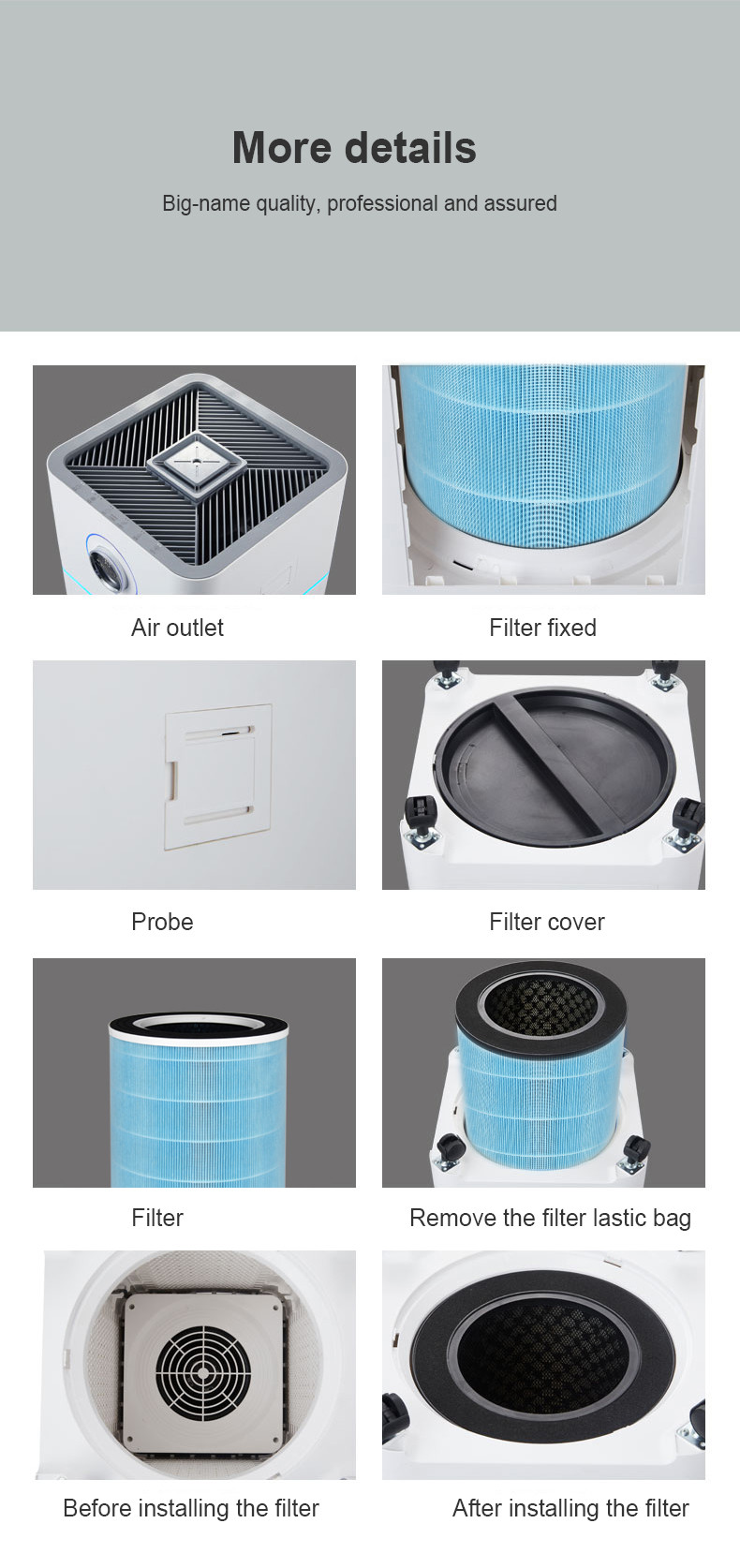 Anion Generator Uvc Room Smart Humidifier Remove Odor Air Purifier