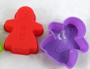 Quality Odorless Silicone Kitchenware Products Chocolate Santa Molds For Homemade Cake wholesale