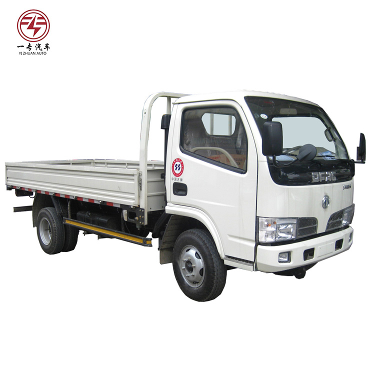 4x2 Light Flatbed Lorry Cargo Truck with Manual Window and Column Plate Cargo Tank Type