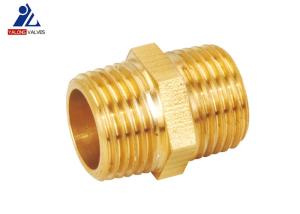 Quality External Thread HPb 57-3 Hex Nipple Brass Fittings ISO9001 wholesale