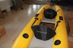 Inflatable Fishing Kayak For Single Person , Better View Transparent Canoe Kayak