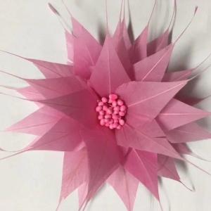 Quality Fast Shipping DHL UPS FEDEX EMS TNT Goose Feather Flower Mount with Wire Accessory wholesale