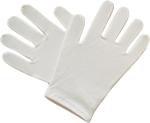Cotton gloves, Parade gloves, bleached white