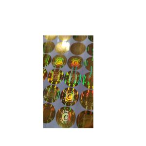 Quality PVC Anti Counterfeiting Stickers 3D Holographic Tamper Evident Labels wholesale