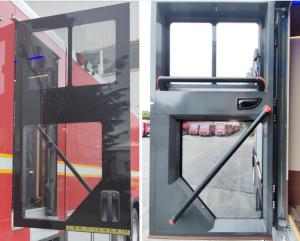 Quality Fire Trucks Crew Cabin Door Manual Sliding Type Fire Truck Parts wholesale