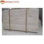 Wear Resistant White Wood Vein Marble Slabs & Tiles For Wall & Floor Covering