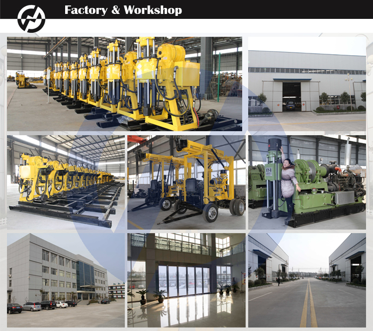 portable Hydraulic water drilling rig HZ-200YG diamond core drilling rig