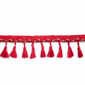 Quality 4.5cm 100% Polyester Curtain Tassel Fringe Trim wholesale