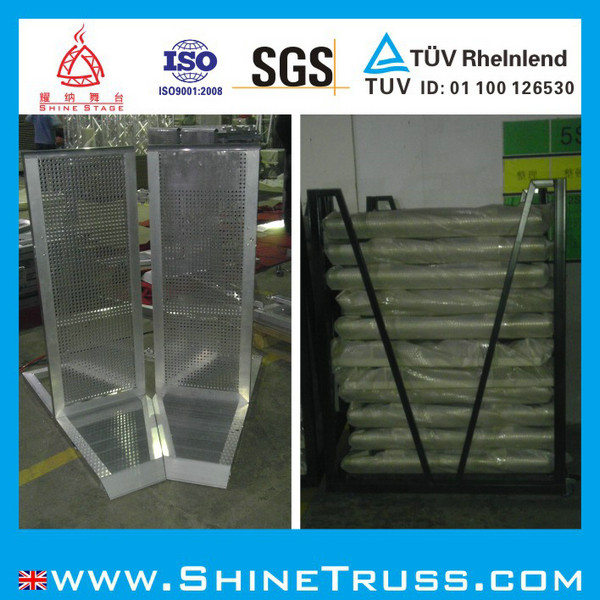 TUV event stage aluminun crowd control barricade, mojo barriercade