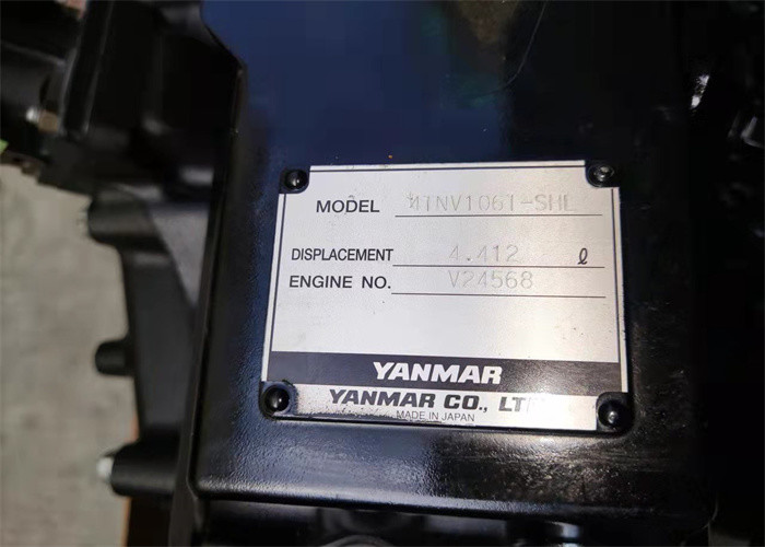 74.5kw Diesel Engine Assembly 4TNV106T Metal Material Water Cooling For Excavator