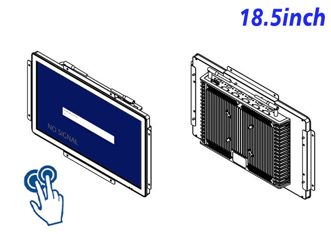 18.5-Inch Touch Screen for Medical Devices and Public Information Displays