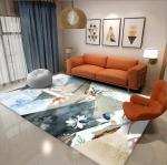 Crystal Velvet Sofa Bedroom And Living Room Floor Carpets Simple Light Luxury