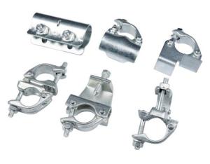 Quality BS1139 Scaffolding Double Couplers Q235 Drop Forged Scaffold Fittings wholesale