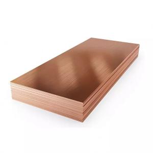Quality C10200 C1100 Pure Copper Sheet C11000 C10100 Industrial Plates For Building wholesale